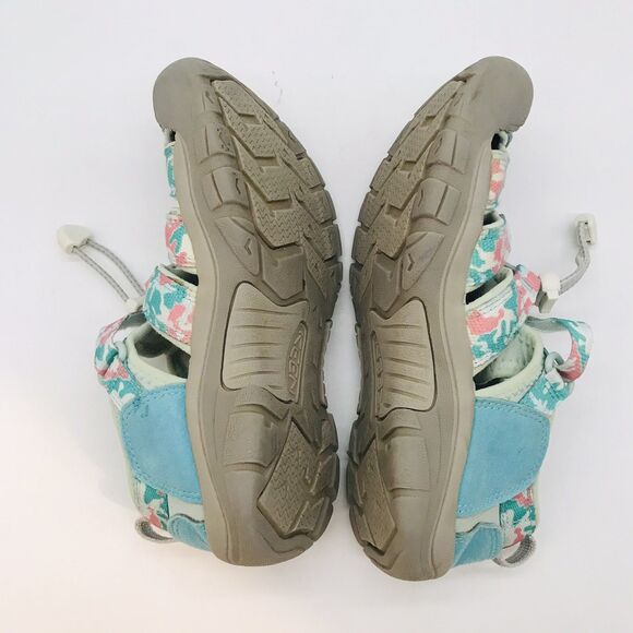 Keen Newport H2 Aqua Pink Camo Hiking Shoes Big Kids 3 Sports Sandals 1026276 - Picture 7 of 12
